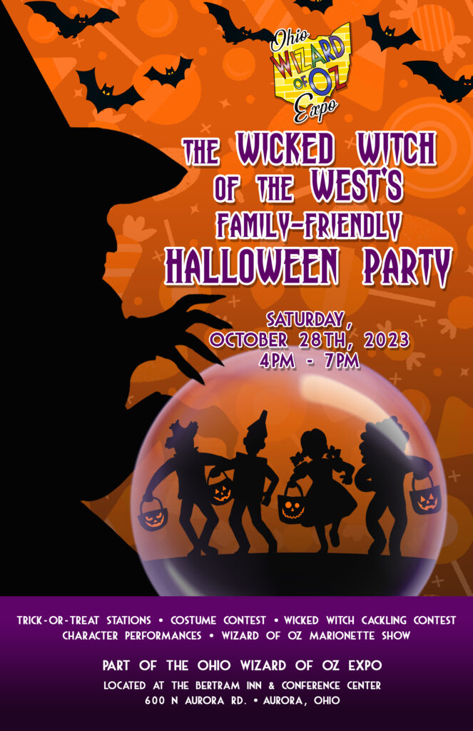 Wicked Witch of the West Halloween Party Poster